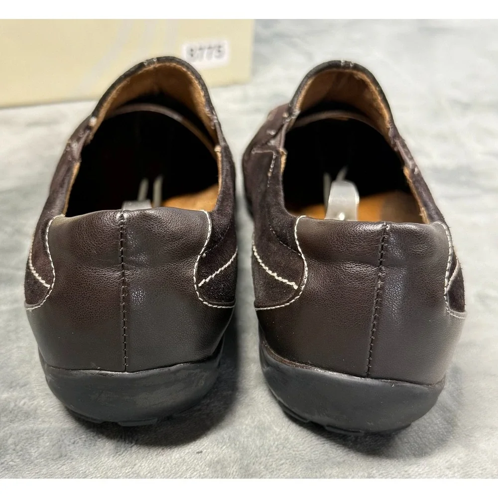 Natural Soul by Naturalizer Loafers Womens 10 Brown Suede Francis Comfort
